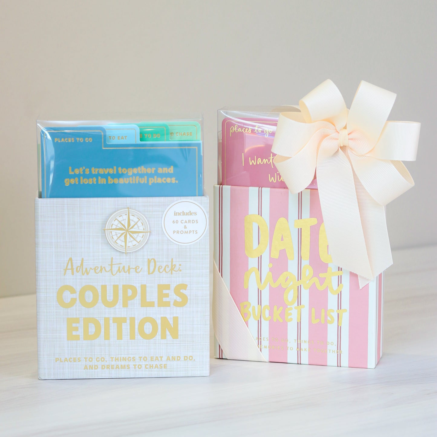 Tarjetas de planes en pareja