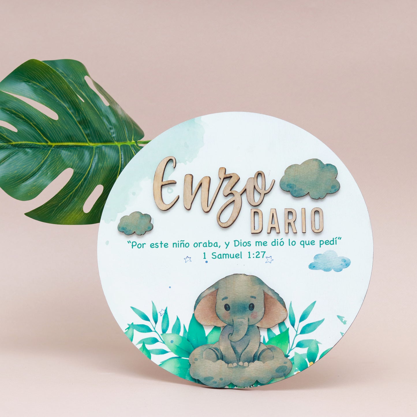 Letrero Jungle Elephant