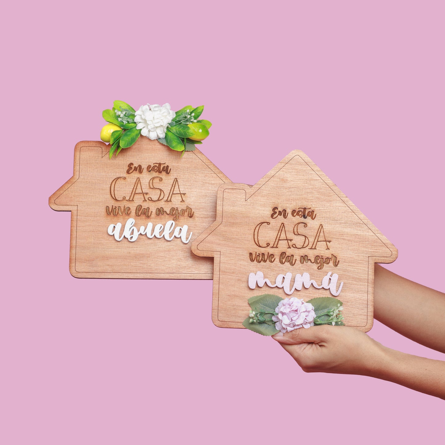 Letrero La Mejor Abuela/Mamá