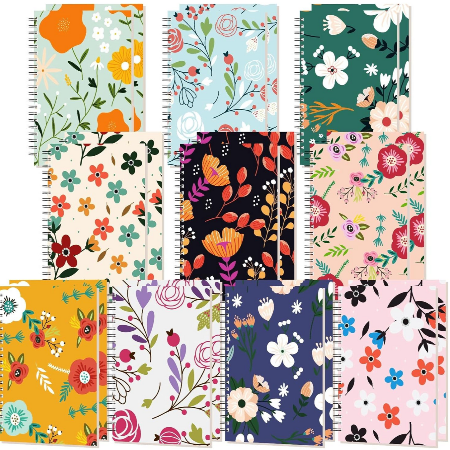 Libretas Flores Blooming y Lapicero