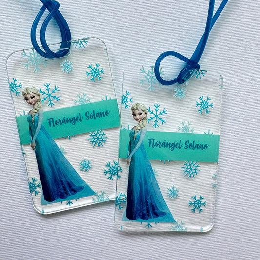 Tags Acrilico o PVC  Frozen