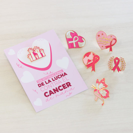 Pin Dia Internacional Cáncer de Máma