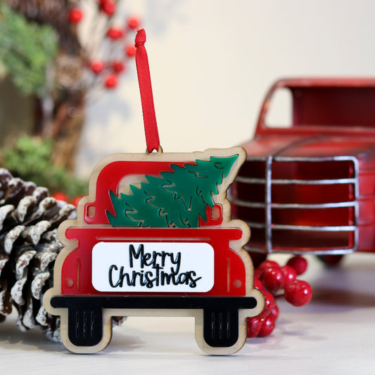 Ornamento Santa's Pickup