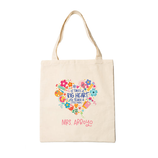 Canvas Bag It takes Big Heart