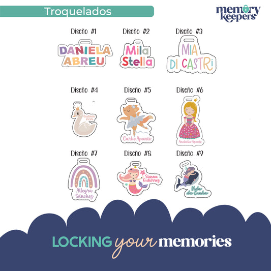 Tags Acrilico Troquelados