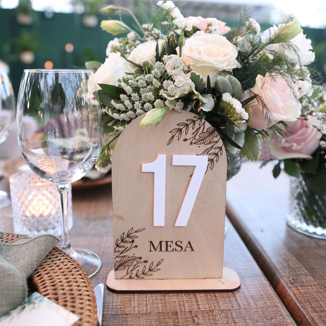Numeros de Mesas