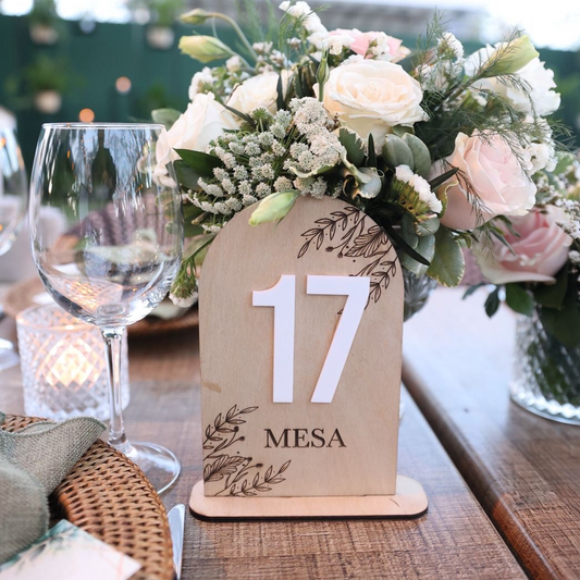 Numeros de Mesas